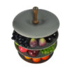 Stylish-Apple-Tier-Ceramic-Fruit-Bowl-Porpoise-Grey