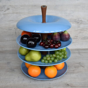 Apple-fruit-tier-ceramic-fruit-bowl-ocean-blue